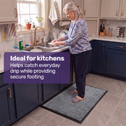 EQUIPMED 45x70cm Non-Slip Indoor Rug Floor Mat Anti-Trip Edging