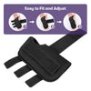 Equipmed Wrist and Hand Brace with Aluminium Splint & Flexible Support, Black