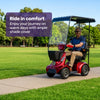 Equipmed ComfortCruise Mobility Scooter with Roof