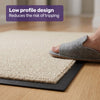 EQUIPMED 60x85cm Non-Slip Indoor Rug Floor Mat Anti-Trip Edging