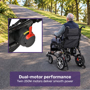 Equipmed C3X Ultra-Lightweight Carbon Fibre Electric Wheelchair