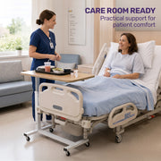 Equipmed Overbed Table with Gas Lift