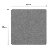 Equipmed Washable PVC Anti-Slip Loofah Bath and Shower Mat