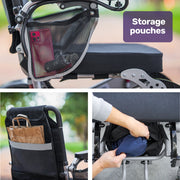 Equipmed PowerCruise Venture Foldable Electric Wheelchair