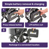 Equipmed C3X Ultra-Lightweight Carbon Fibre Electric Wheelchair