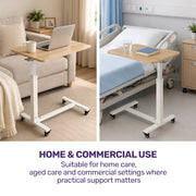 Equipmed Overbed Table with Gas Lift