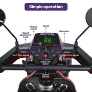 Equipmed ComfortCruise Large Mobility Scooter