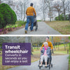 Equipmed SmartRoller 2-in-1 Rollator and Wheelchair