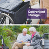 Equipmed SmartRoller 2-in-1 Rollator and Wheelchair