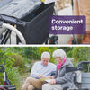 Equipmed SmartRoller 2-in-1 Rollator and Wheelchair