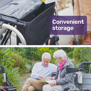 Equipmed SmartRoller 2-in-1 Rollator and Wheelchair