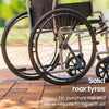 Equipmed Cruiseline 24" Foldable Wheelchair