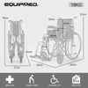 Equipmed Cruiseline 24" Foldable Wheelchair