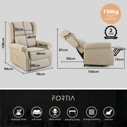 Fortia Electric Recliner Lift Heat Chair