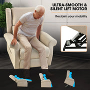 Fortia Electric Recliner Lift Heat Chair