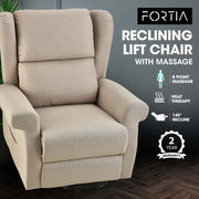 Fortia Electric Recliner Lift Heat Chair