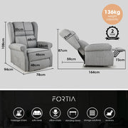 Fortia Electric Recliner Lift Heat Chair