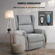 Fortia Electric Recliner Lift Heat Chair