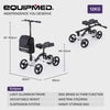 Equipmed Eclipse 8" Premium Knee Scooter