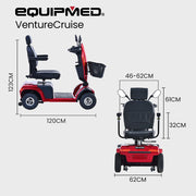 Equipmed VentureCruise XL Mobility Scooter