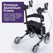 Equipmed ErgoStride Walker with Forearm Rest Supports