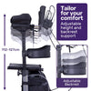Equipmed ErgoStride Walker with Forearm Rest Supports