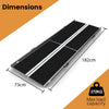 Equipmed 182cm Portable Folding Access Ramp