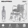 Equipmed SmartRide Foldable Wheelchair