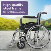 Equipmed SmartRide Foldable Wheelchair