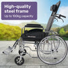 Equipmed SmartRide 24" Deluxe Foldable Wheelchair