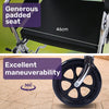 Equipmed SmartRide 24" Deluxe Foldable Wheelchair