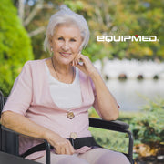 Equipmed Transitline XL Foldable Transit Wheelchair