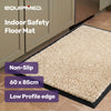 EQUIPMED 60x85cm Non-Slip Indoor Rug Floor Mat Anti-Trip Edging