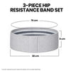 Proflex 3-Piece Hip Resistance Band with Storage Bag
