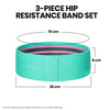 Proflex 3-Piece Hip Resistance Band with Storage Bag