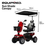 Equipmed Sun Shade Canopy for the ProRider Mobility Scooter