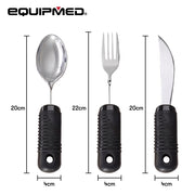 Equipmed Adaptive Non-slip Grip Cutlery Set