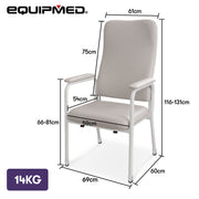 Equipmed Bariatric High Back Chair