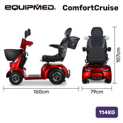 Equipmed ComfortCruise Large Mobility Scooter