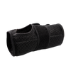 Equipmed Wrist and Hand Brace with Aluminium Splint & Flexible Support, Black